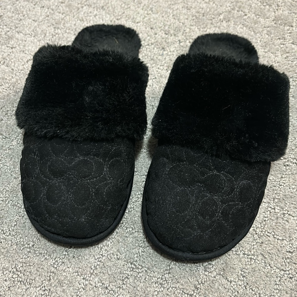 Coach slippers